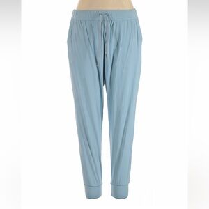 Light Blue Drawstring Jogger Pants for Women